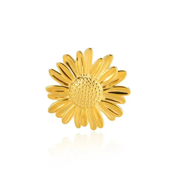 Minimalist Geometric Opening Ring for Women | 18K Gold Plated