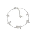 925 Sterling Silver Butterfly Bracelet for Women