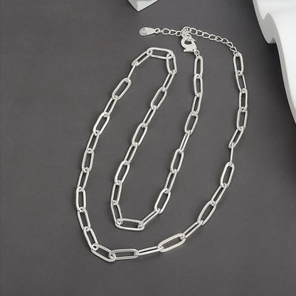 925 Sterling Silver Heart Pendant Adjustable Choker Necklace for Women