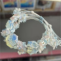 Handwoven Pebble Wreath Crystal Bracelet for Women | Best Friend Gift