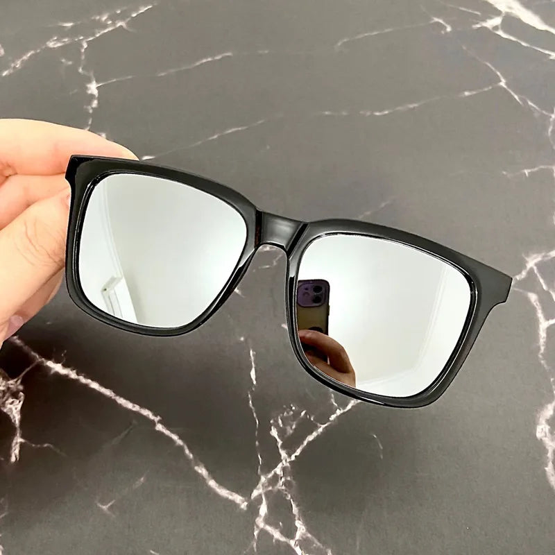 Retro Square Mirrored Sunglasses