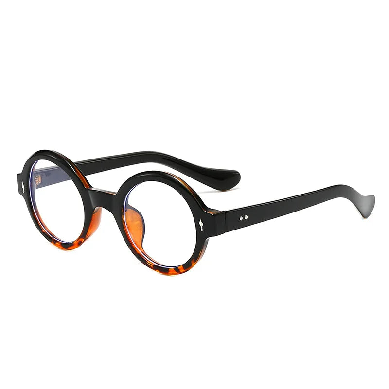 Retro Round Fashion Eyeglasses