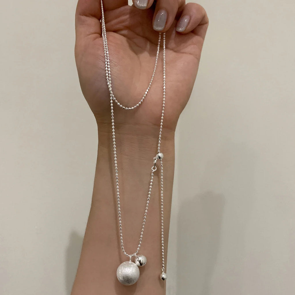 925 Sterling Silver Heart Pendant Adjustable Choker Necklace for Women