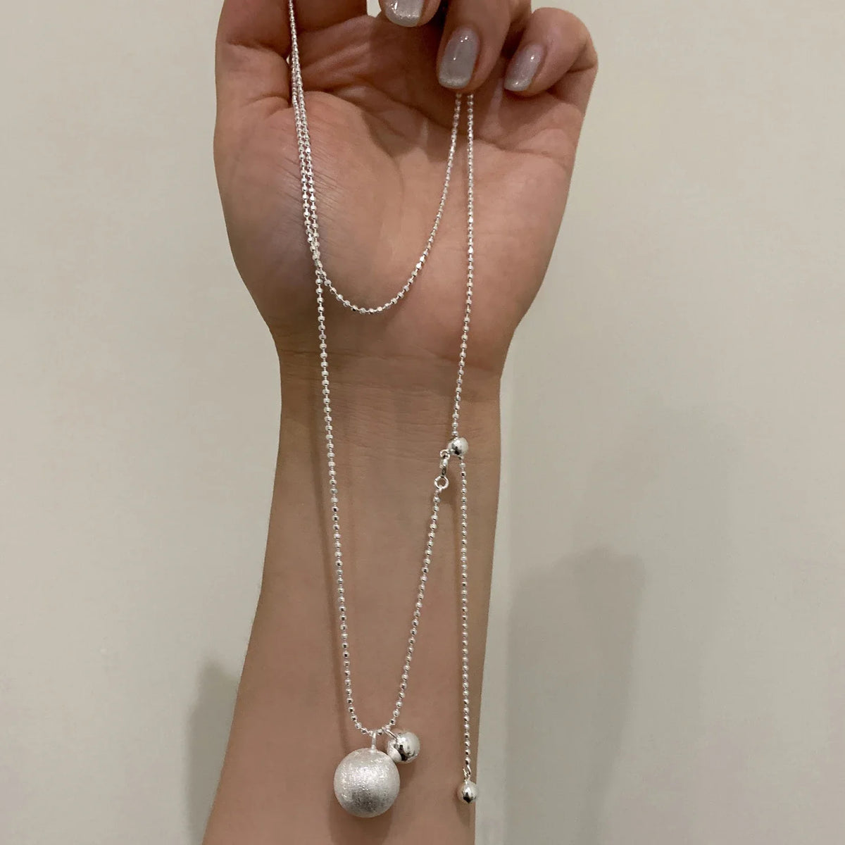 925 Sterling Silver Heart Pendant Adjustable Choker Necklace for Women