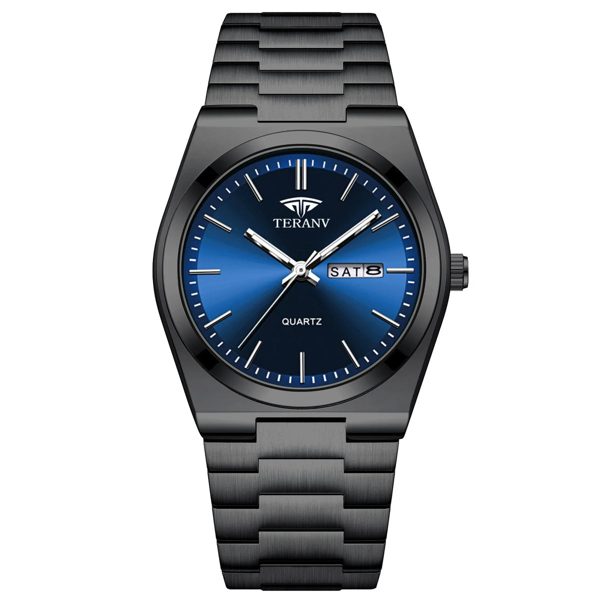 Men's Minimalist Quartz Watch with Alloy Bracelet