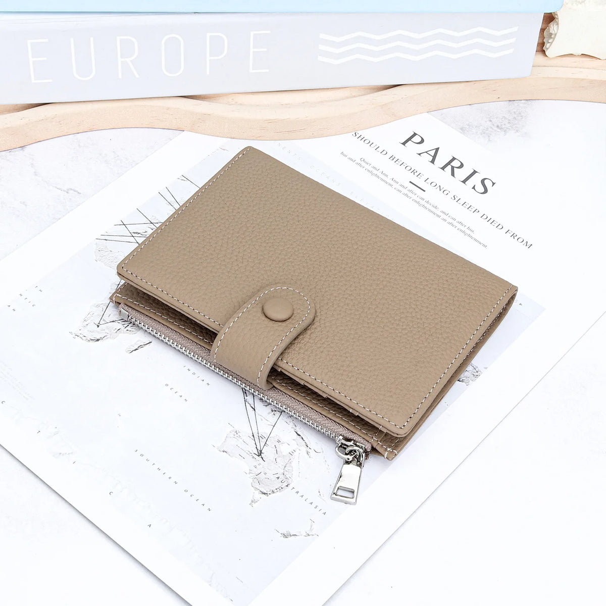 Multi-Slot Card Holder with Coin Purse For Women