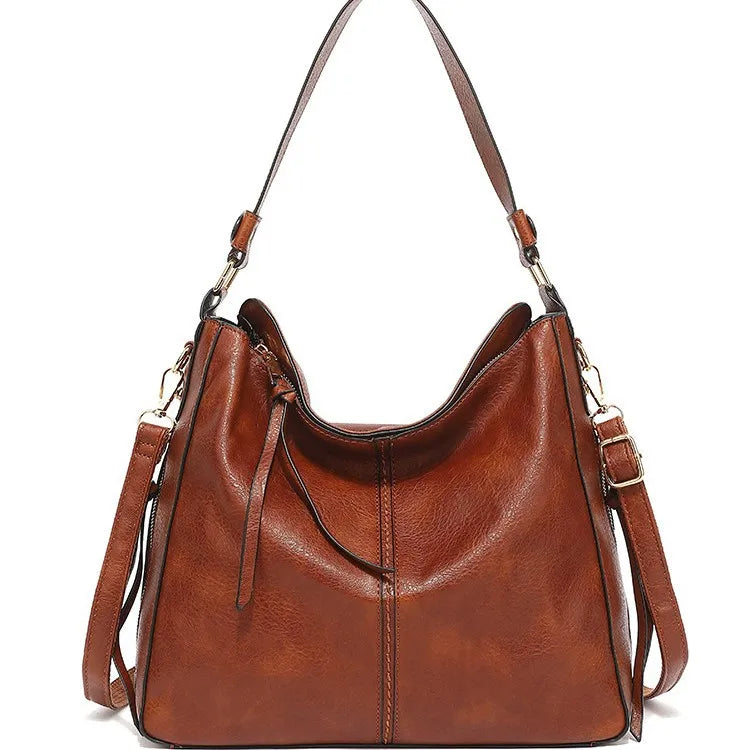 Soft PU Bucket Tote Bag for Women