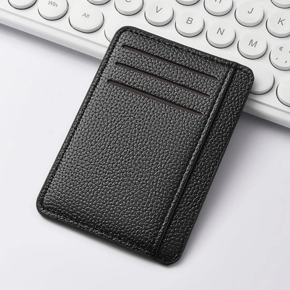 Men's Slim Minimalist RFID Blocking Front Pocket Wallet | Portable Card Holder