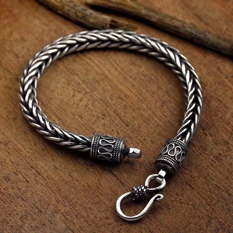 925 Sterling Silver Vintage Chain Bracelet
