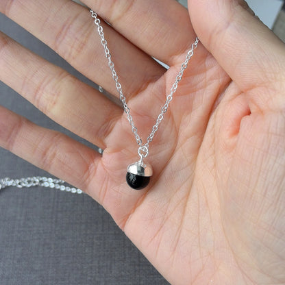 925 Sterling Silver Star Smile Dimple Pendant Necklace for Women