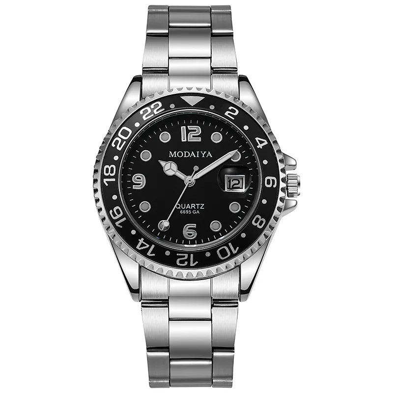 Men's Quartz Watch with Silicone Strap