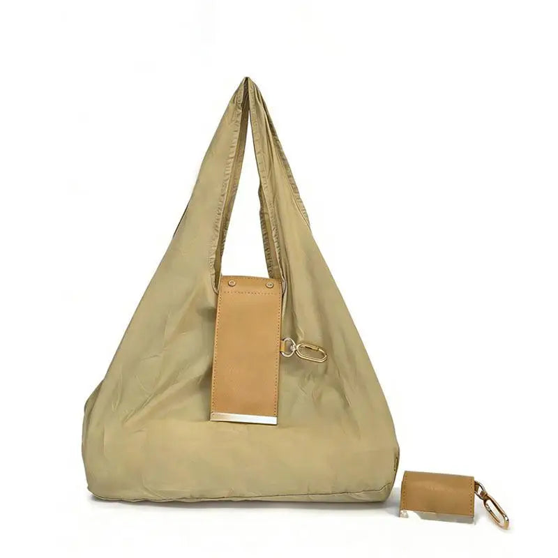Waterproof PVC Keychain Tote Bag for Women | Foldable Reusable