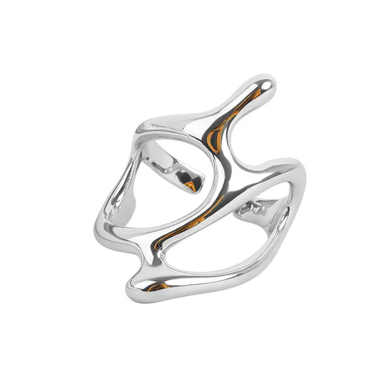 Colourful Drip Glaze Adjustable Ring for Women