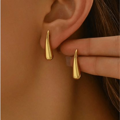 Water Drop Chili Stainless Steel Earrings for Women