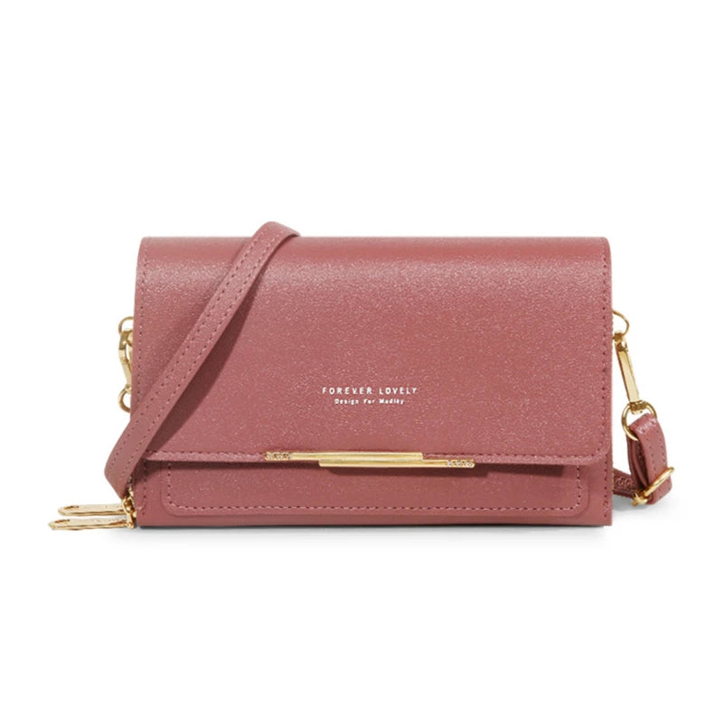 Korean Style Multi-Card Shoulder Bag Wallet for Women
