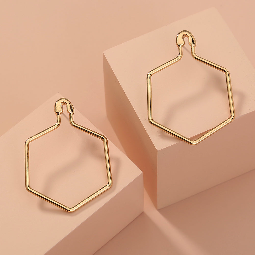 Diamond Pin Earrings | Zinc Alloy European Style Fashion Accessories