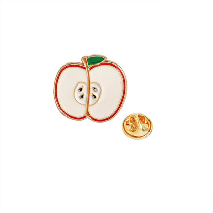 Cartoon Fruit Enamel Brooch | Alloy Baked Varnish Unisex 7 Styles