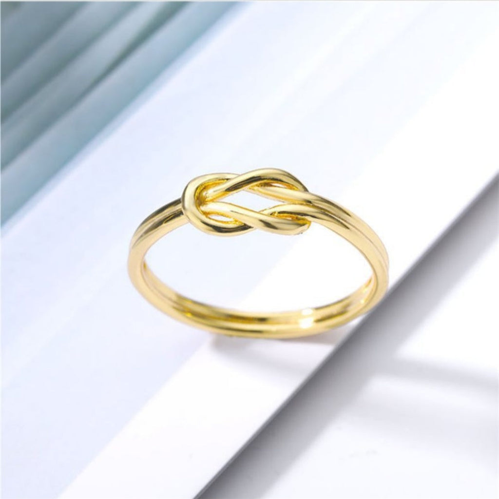 Zircon Cross Wrap Ring | Stainless Steel Women's Gold Silver