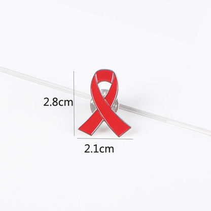 Red Ribbon Brooch | Alloy Constellation Electroplated Small Medium Large