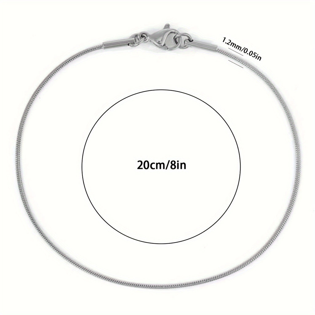 Men's Minimalist Stainless Steel Hip-Hop Bracelet