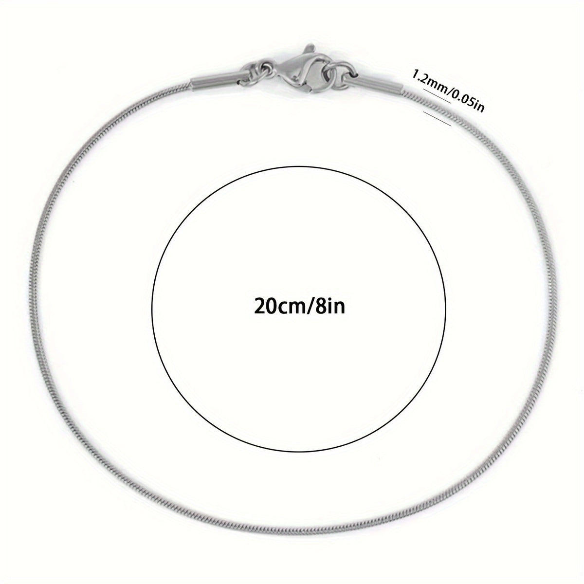 Men's Minimalist Stainless Steel Hip-Hop Bracelet