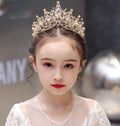 Princess Diamond Crown | Alloy Pearl Crystal Korean 13.2cm