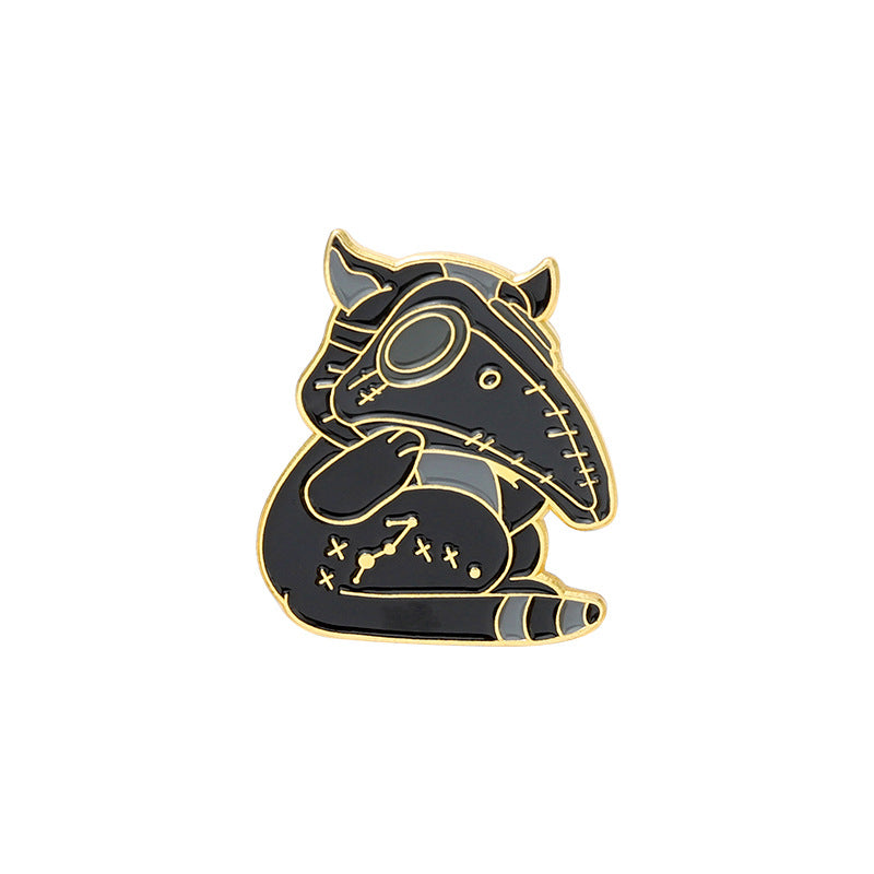 Cute Animal Brooch Badge | Alloy Cartoon Unisex 5 Styles
