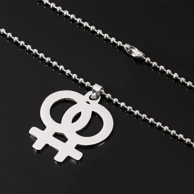 LGBT Pride Pendant Necklace in Titanium Steel | Unisex