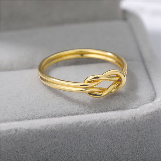 Zircon Cross Wrap Ring | Stainless Steel Women's Gold Silver
