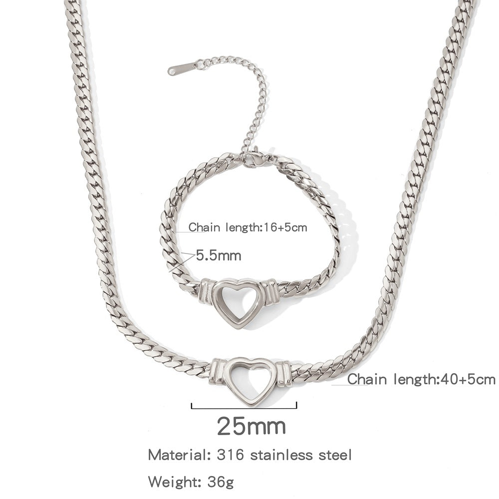 Hip Hop Love Woven Pendant Necklace