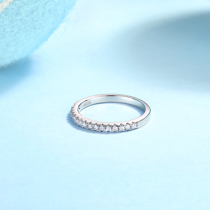 Parallel World Moissanite Ring Set | S925 Silver Gold Rose Gold