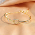 Hollowed Heart Chain Bracelet in Copper | Affordable Luxury Design