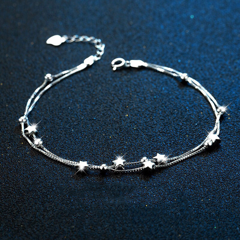 Sterling Silver Star Bracelet