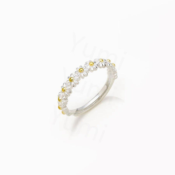 S925 Sterling Silver Small Ring | Geometric Women's Silver Plated