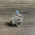 Snake Pattern Ring | Alloy Women's Electroplated Platinum
