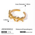 Marcella Bow Ring | Stainless Steel Elegant Band