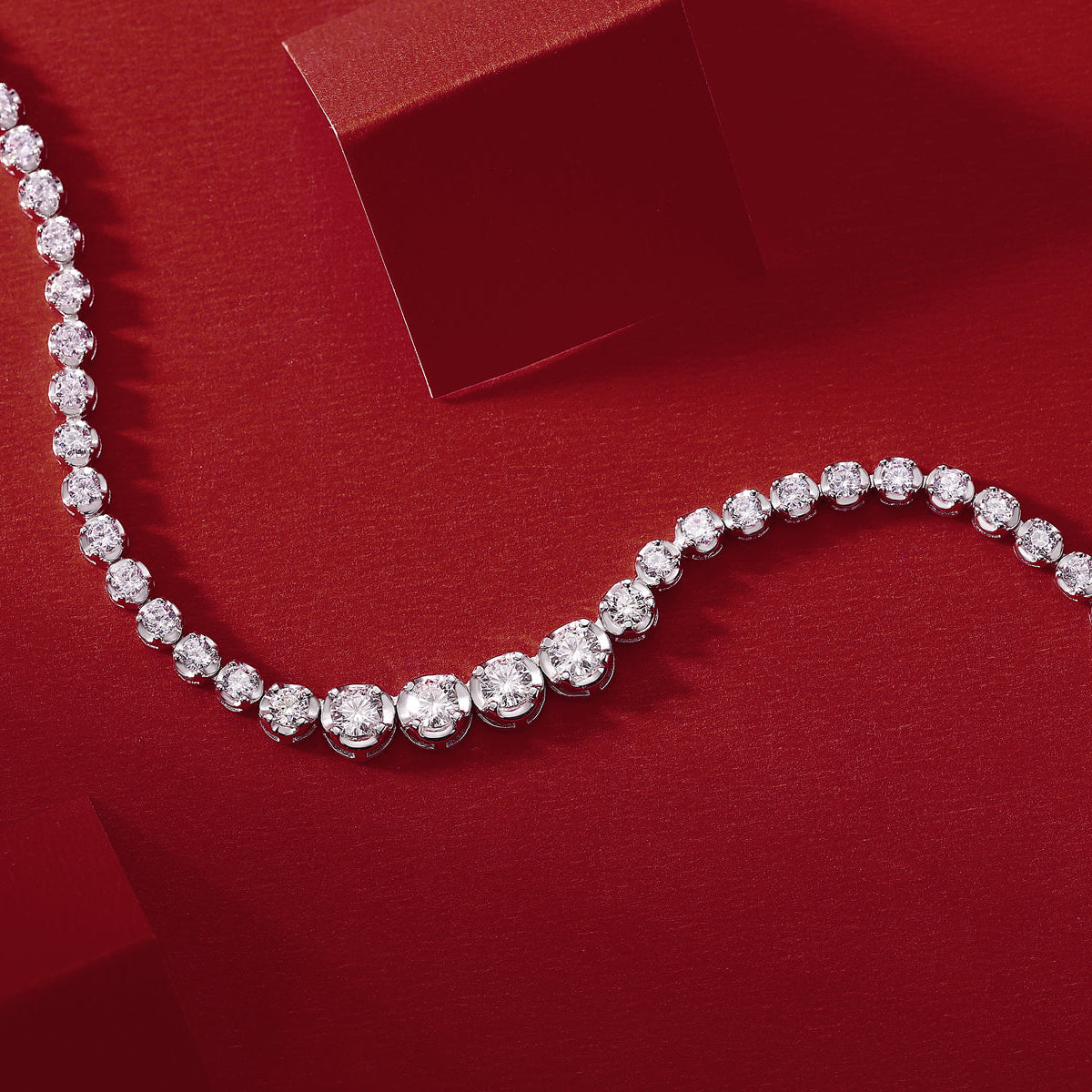 In The Name Of Light Moissanite Necklace | S925 Silver Platinum 40cm