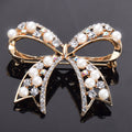 Bow Pearl Brooch | Alloy Graceful All-Match Fashion