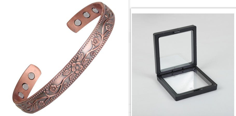 Magnetic Therapy Bracelet for Women in Red Copper