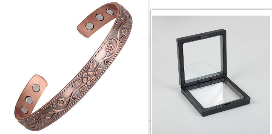 Magnetic Therapy Bracelet for Women in Red Copper