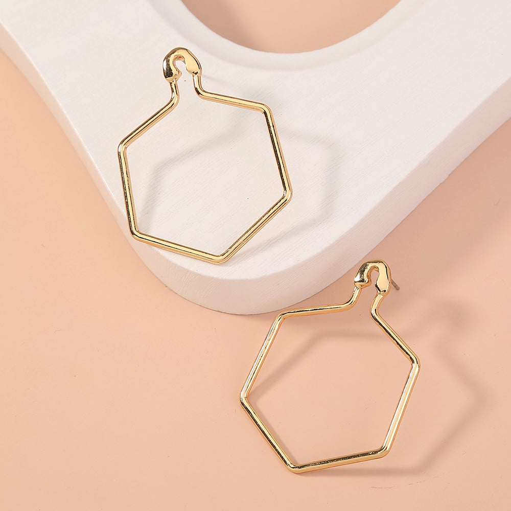 Diamond Pin Earrings | Zinc Alloy European Style Fashion Accessories