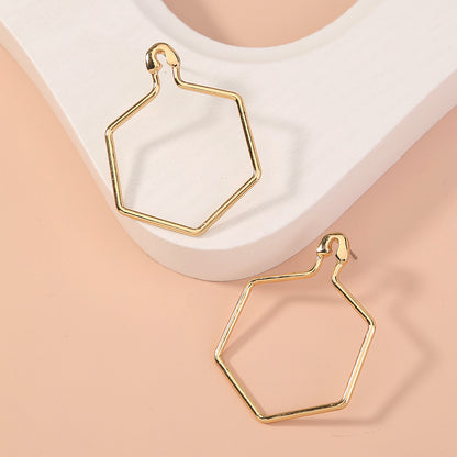 Diamond Pin Earrings | Zinc Alloy European Style Fashion Accessories