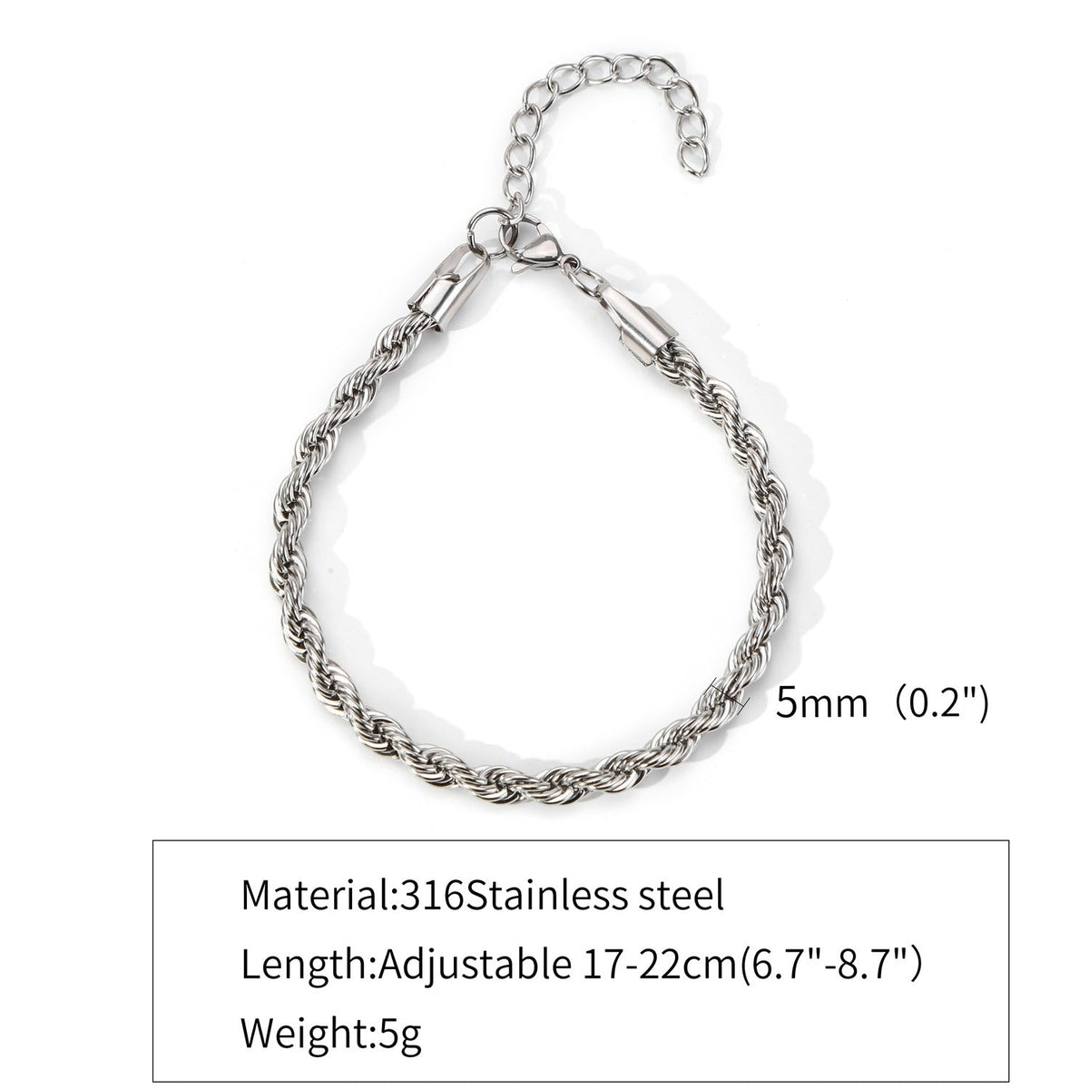 Stainless Steel 18K Cuban Chain Bracelet | Hemp Flower Design