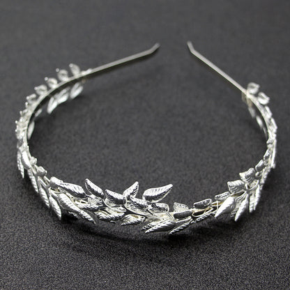 Golden Leaf Crown Headband | Iron Sheet Alloy 12x15cm