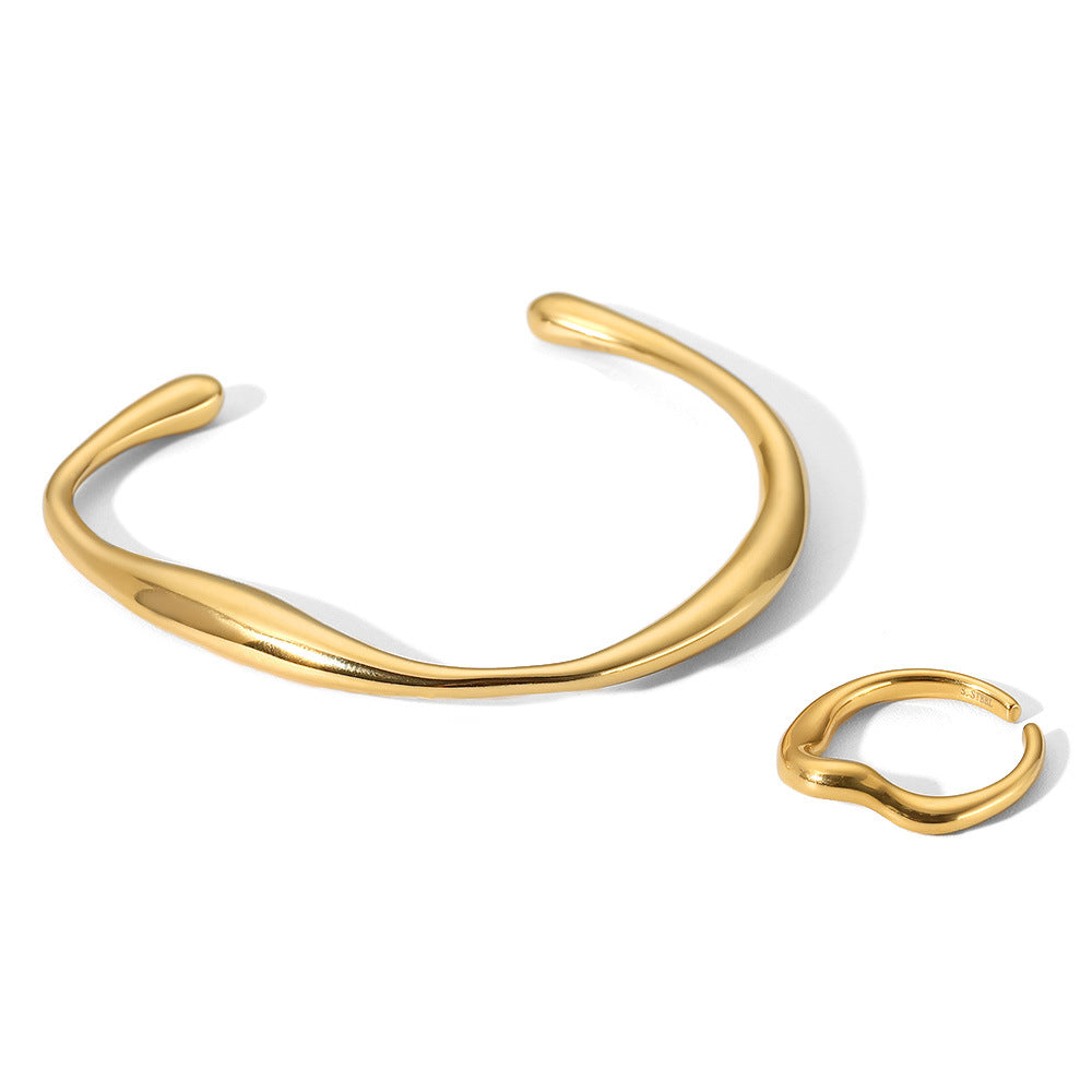 Women's Stainless Steel Geometric Shaped Bracelet