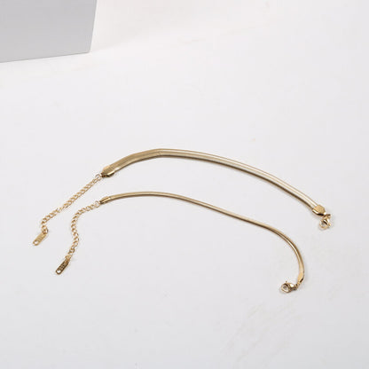 Snake Bone Chain Bracelet in Titanium Steel | 3mm and 6mm