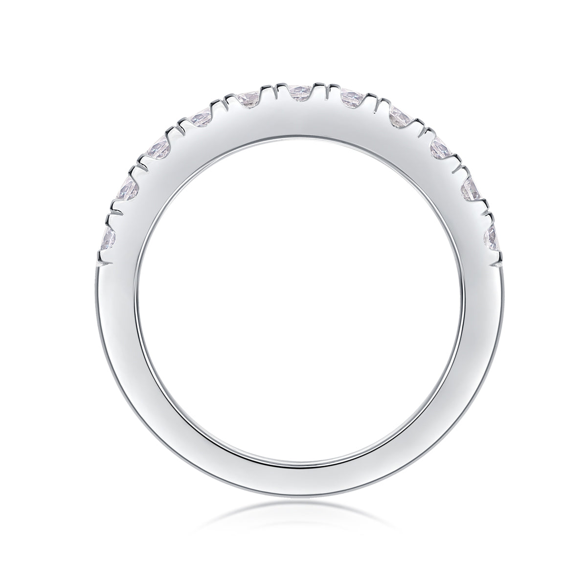 Parallel World Moissanite Ring Set | S925 Silver Gold Rose Gold