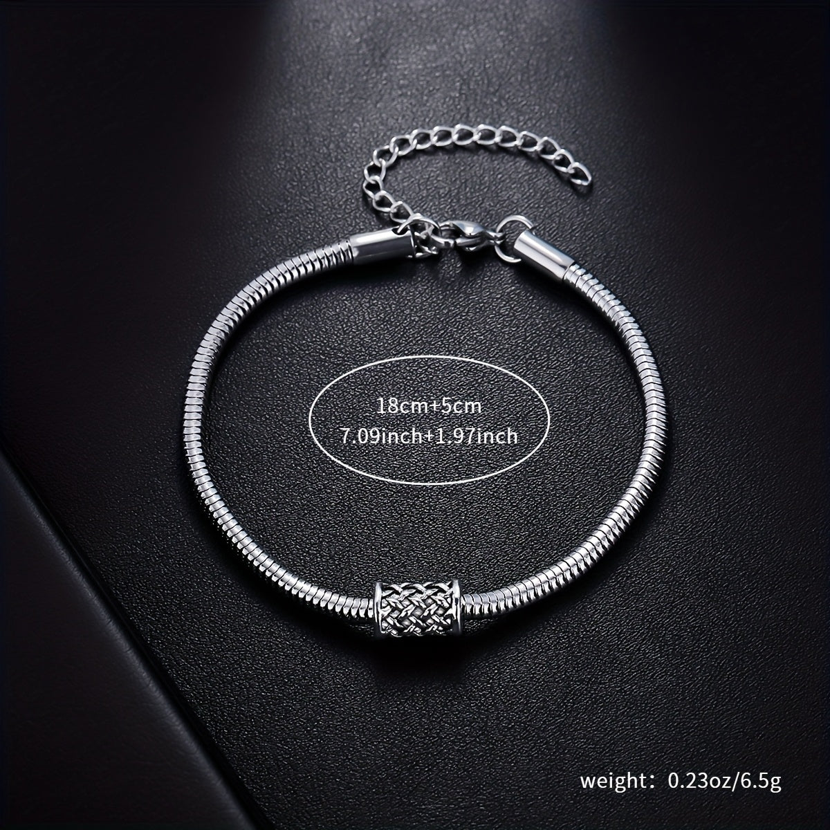 Men's Hip-Hop Snake Bone Chain Bracelet | Daily & Gift Wear