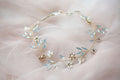 Pearl Copper Leaf Hairband | Alloy Manual Bridal Wedding Gift