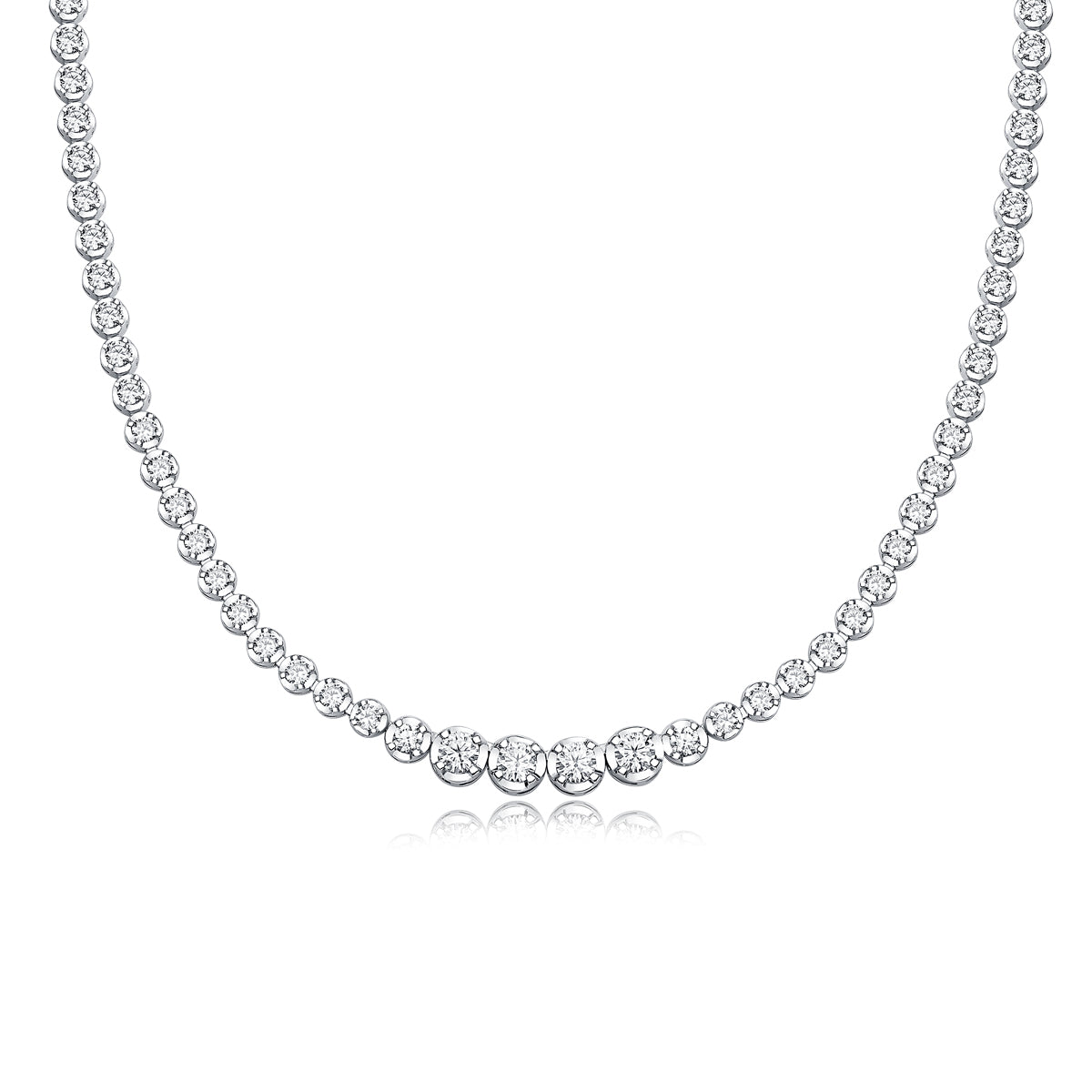 In The Name Of Light Moissanite Necklace | S925 Silver Platinum 40cm